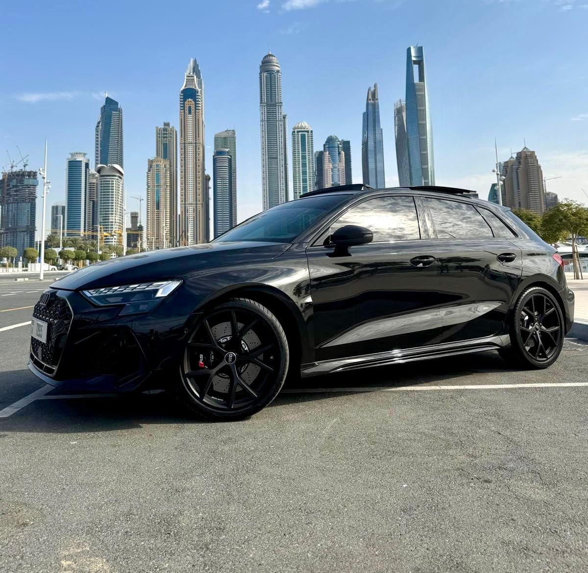 Rent Audi Rs3 BLACK 2022 in Dubai , UAE 