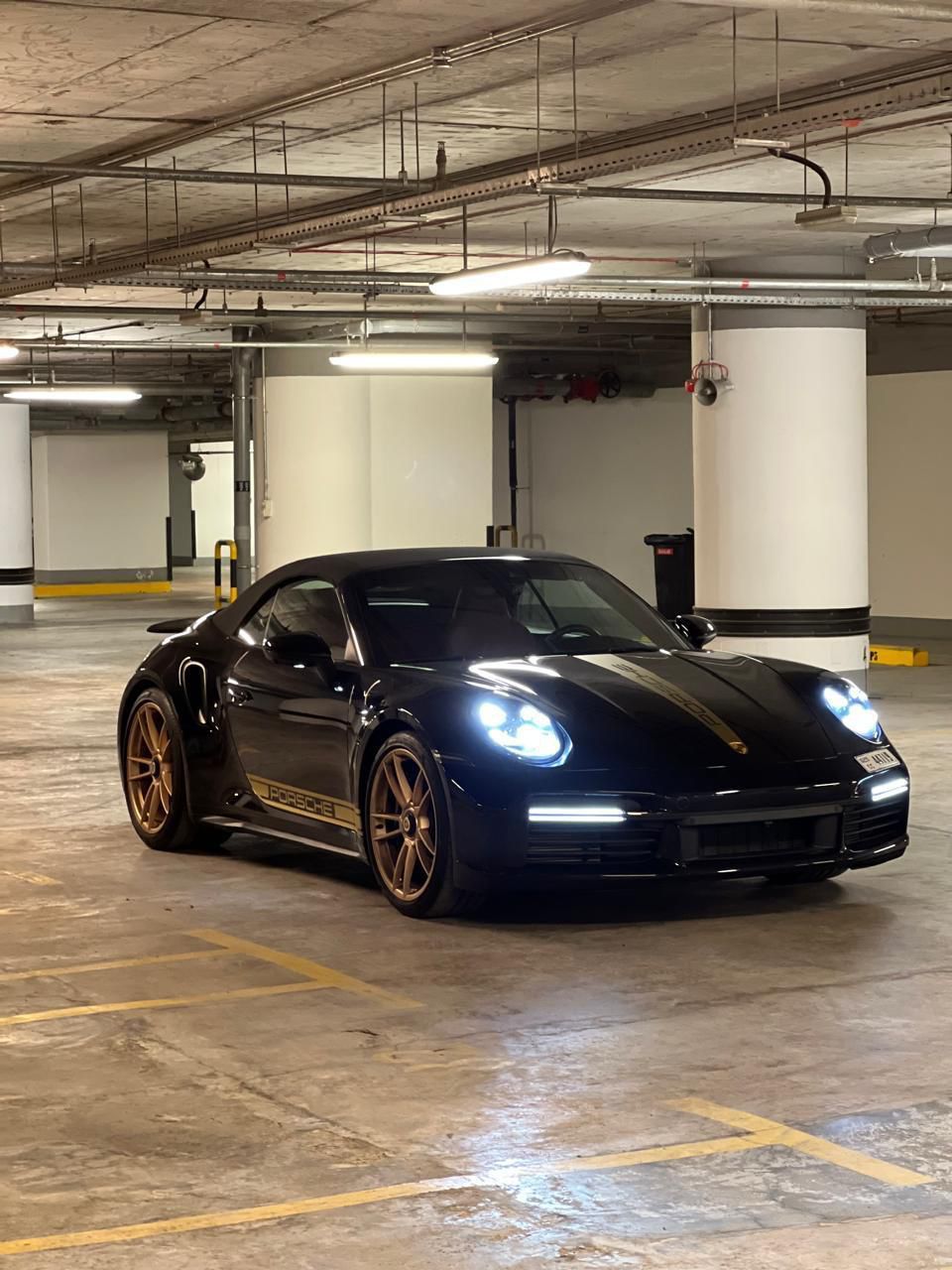 Rent Porsche 911 Turbo s BLACK 2023 in Dubai , UAE 