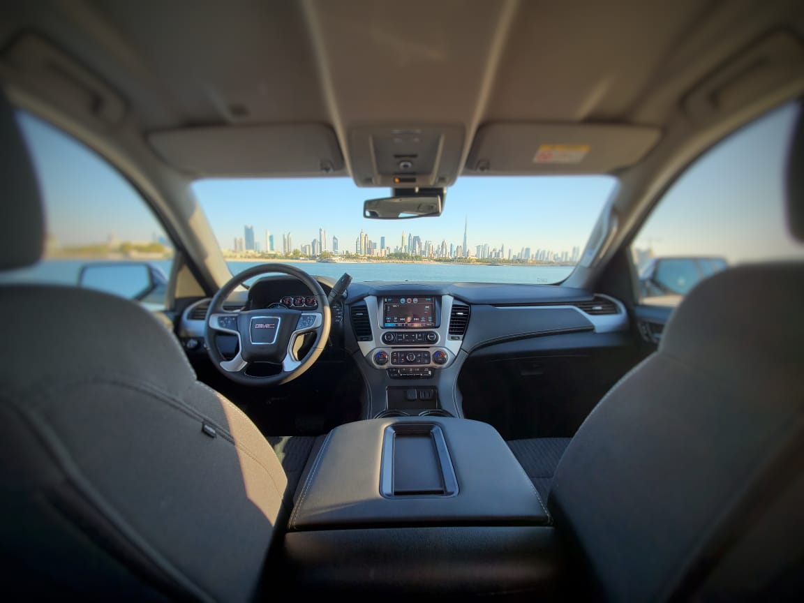 Rent GMC Yukon WHITE 2020 in Dubai , UAE 