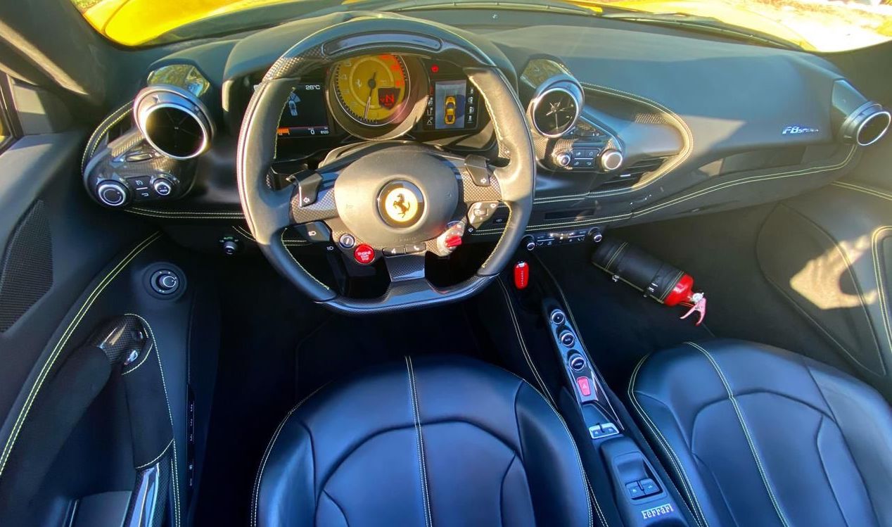 Rent Ferrari F8 YELLOW 2020 in Dubai , UAE 