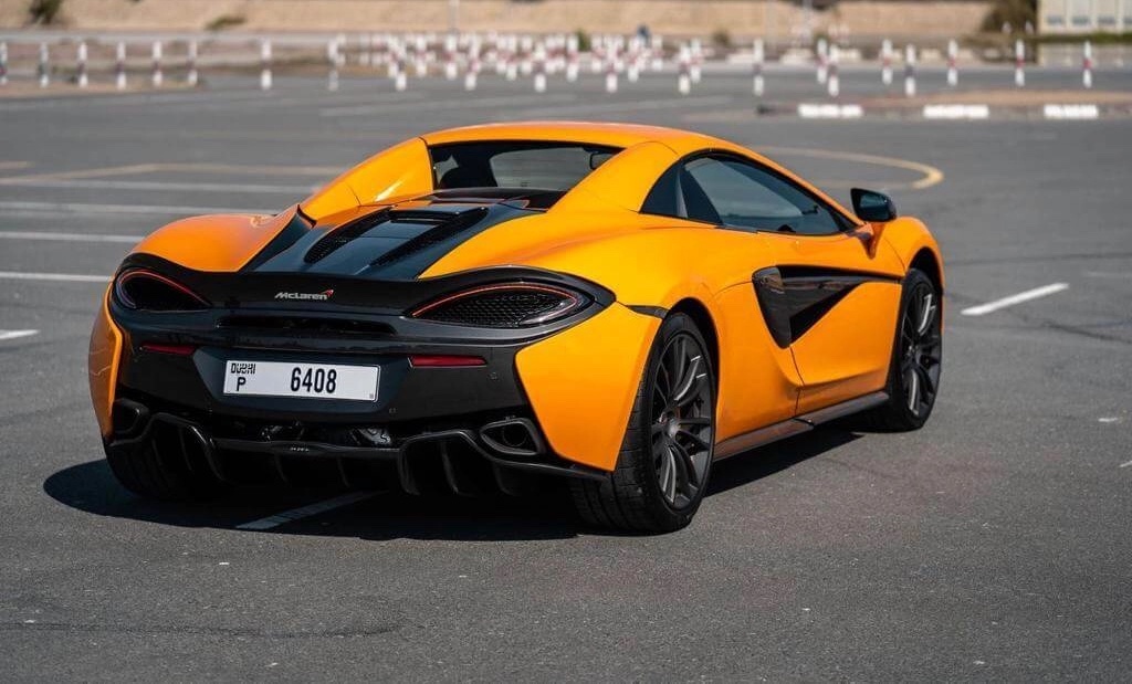 Rent McLaren 570s ORANGE 2019 in Dubai , UAE 