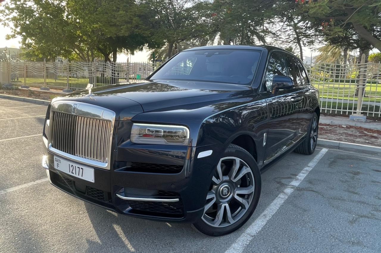 Rent Rolls-Royce Cullinan BLACK 2021 in Dubai , UAE 