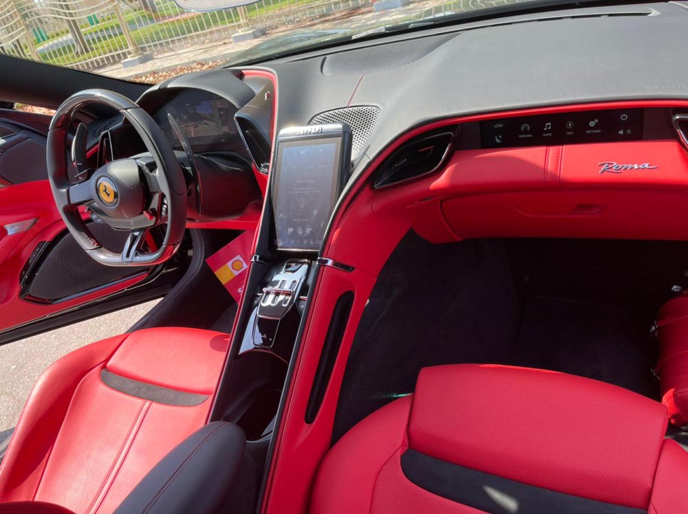 Rent Ferrari Roma BLACK 2020 in Dubai , UAE 
