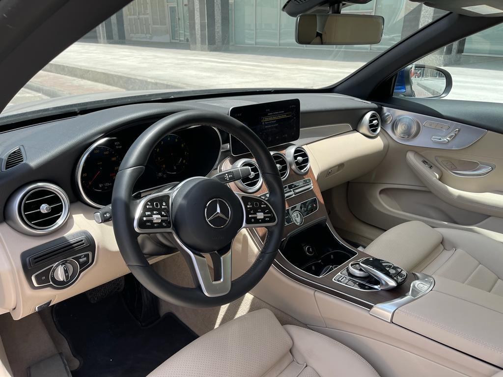 Rent Mercedes-Benz C-class BLUE 2021 in Dubai , UAE 