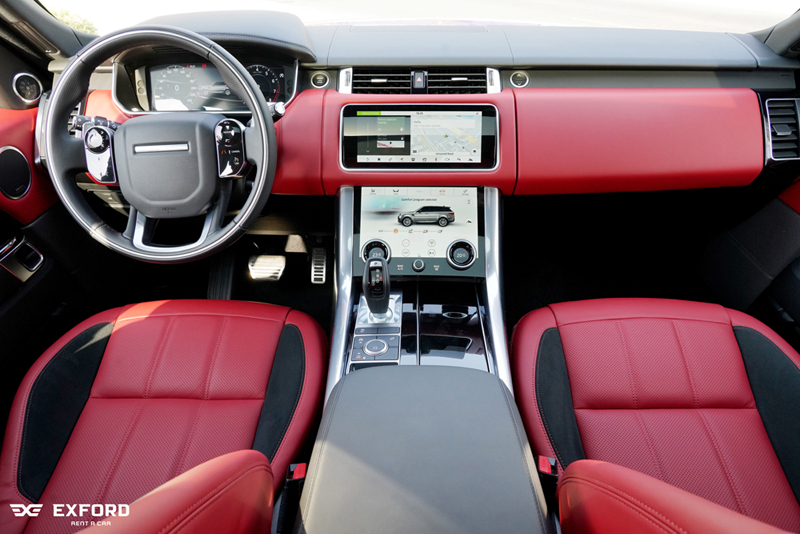 Rent Range-Rover Sport RED 2021 in Dubai , UAE 