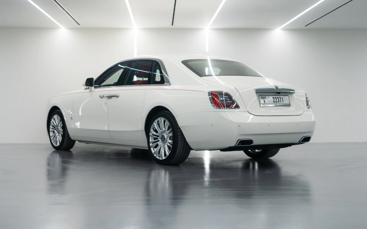 Rent Rolls-Royce Ghost WHITE 2022 in Dubai , UAE 