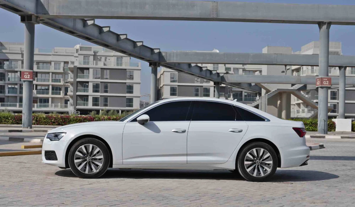 Rent Audi A6 WHITE 2022 in Dubai , UAE 