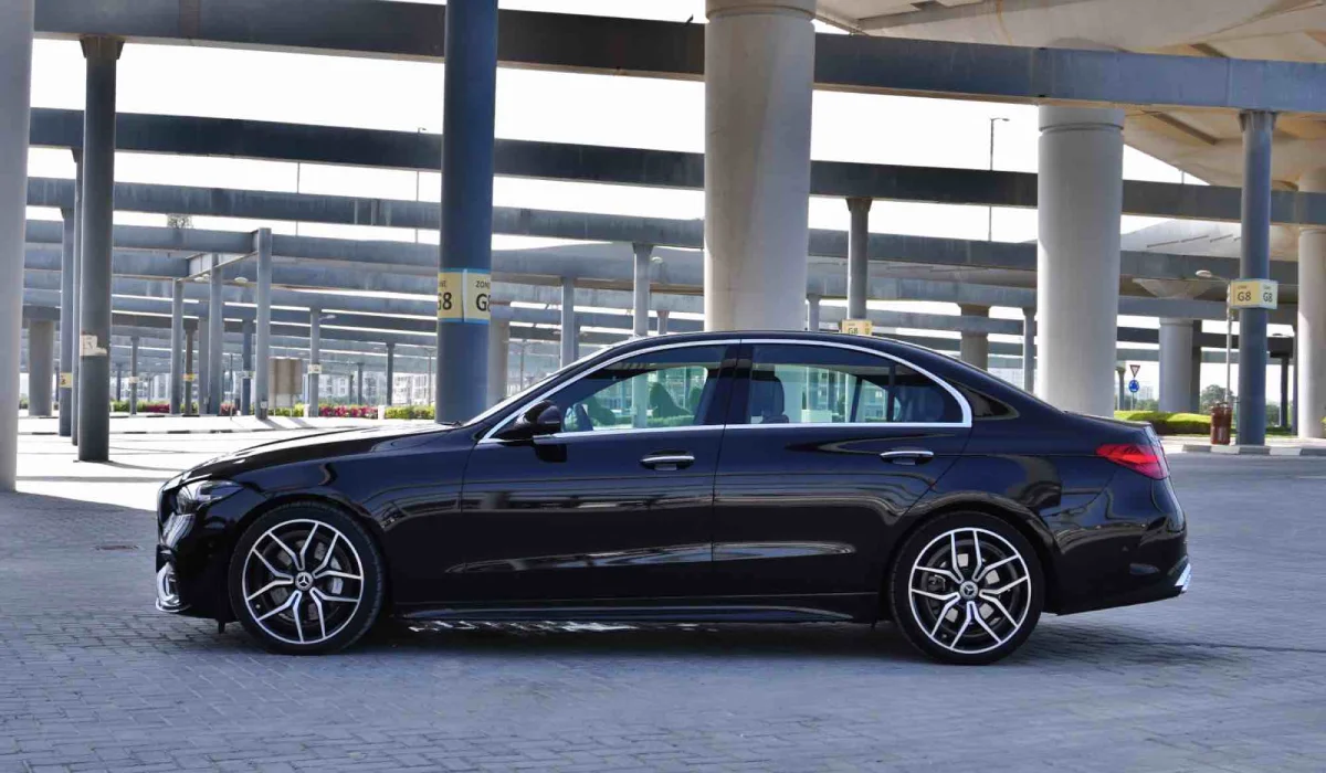 Rent Mercedes-Benz C-class BLACK 2021 in Dubai , UAE 