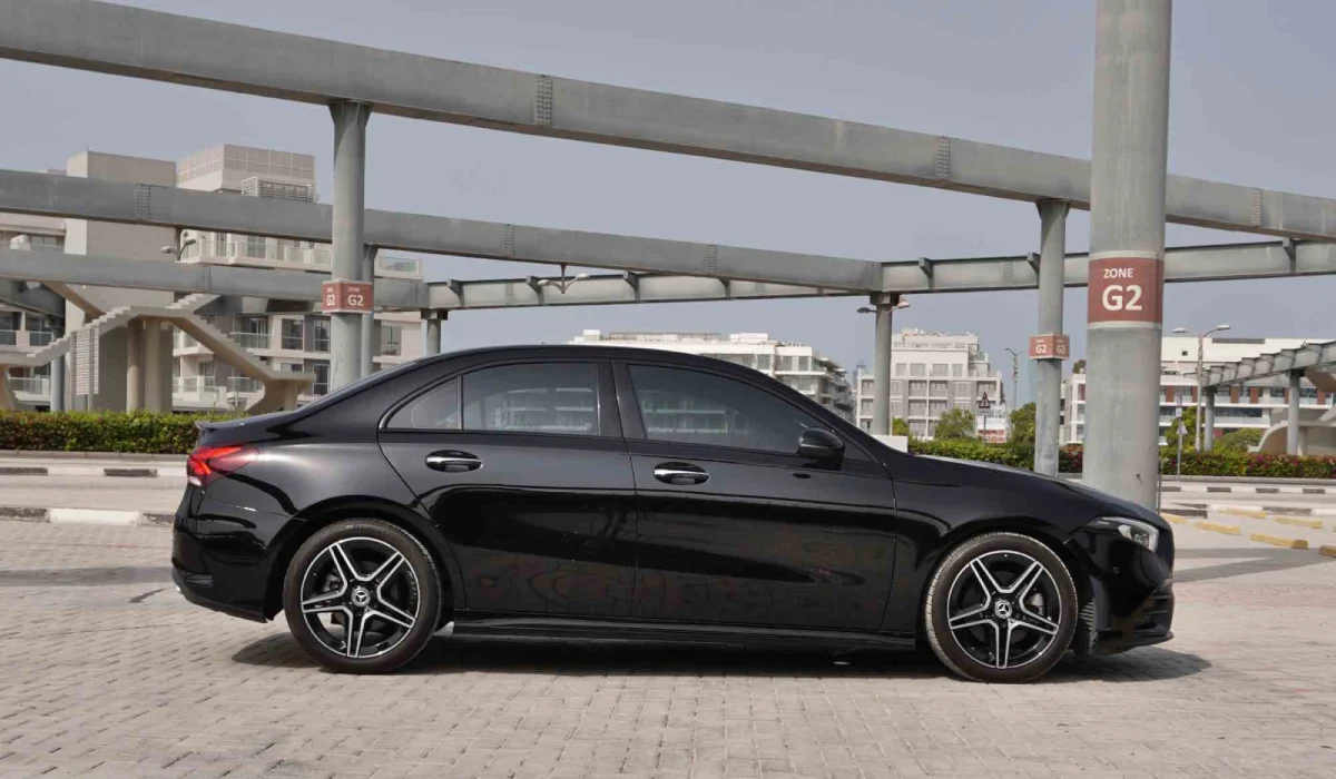 Rent Mercedes-Benz A-class BLACK 2021 in Dubai , UAE 