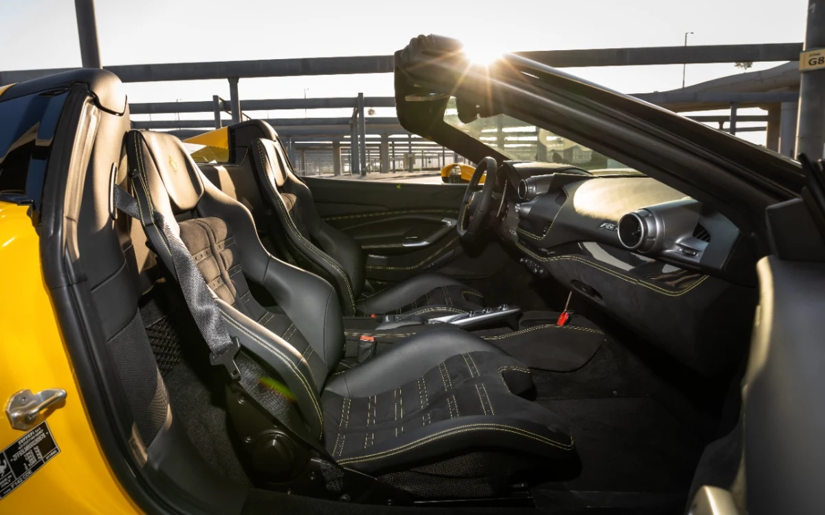 Rent Ferrari F8 YELLOW 2022 in Dubai , UAE 