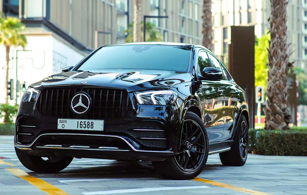 Rent Mercedes-Benz Gle BLACK 2022 in Dubai , UAE 