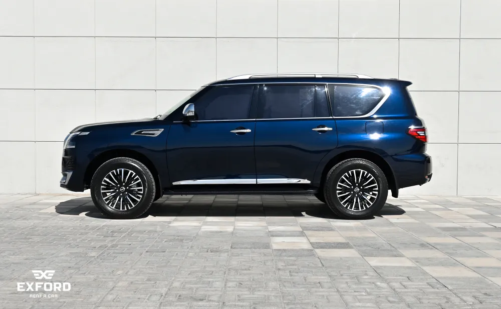 Rent Nissan Patrol BLUE 2022 in Dubai , UAE 