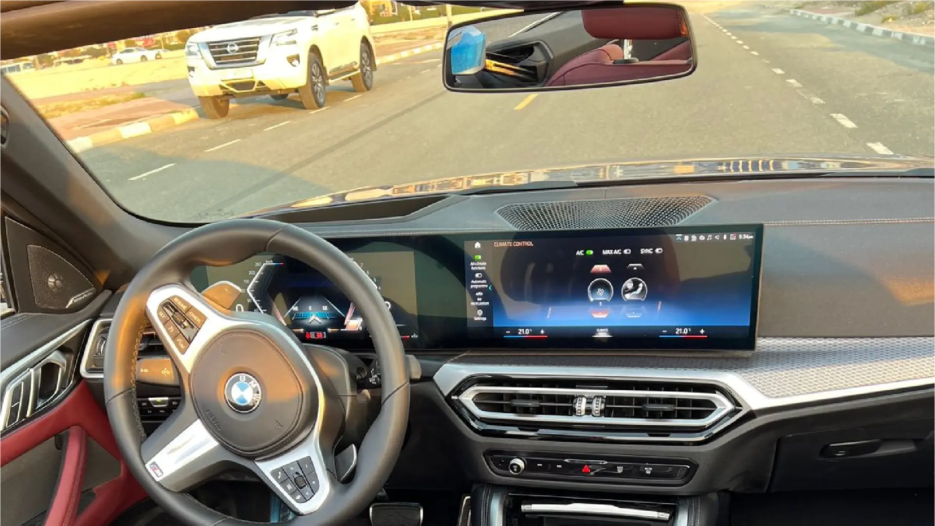 Rent Bmw Series 4 BLUE 2024 in Dubai , UAE 