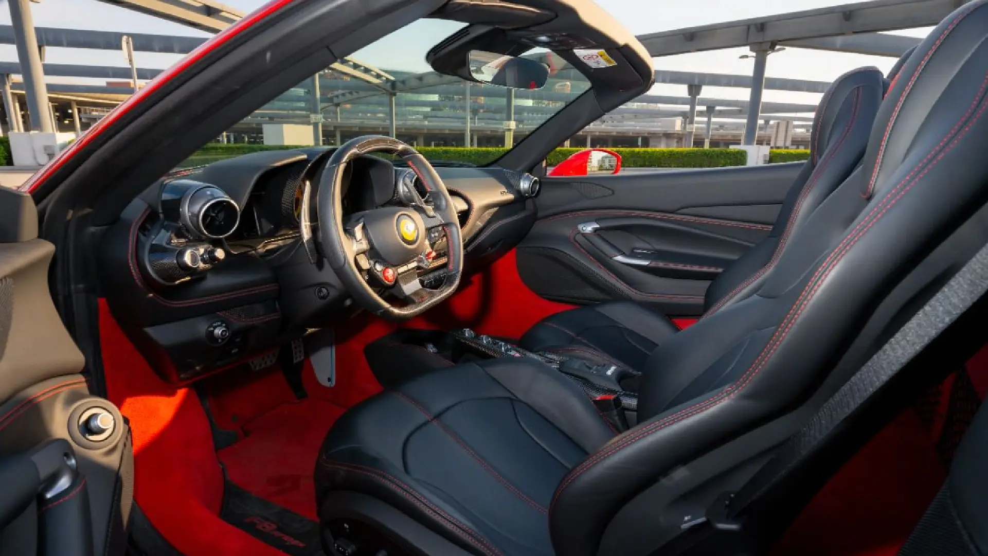 Rent Ferrari F8 BEIGE 2023 in Dubai , UAE 