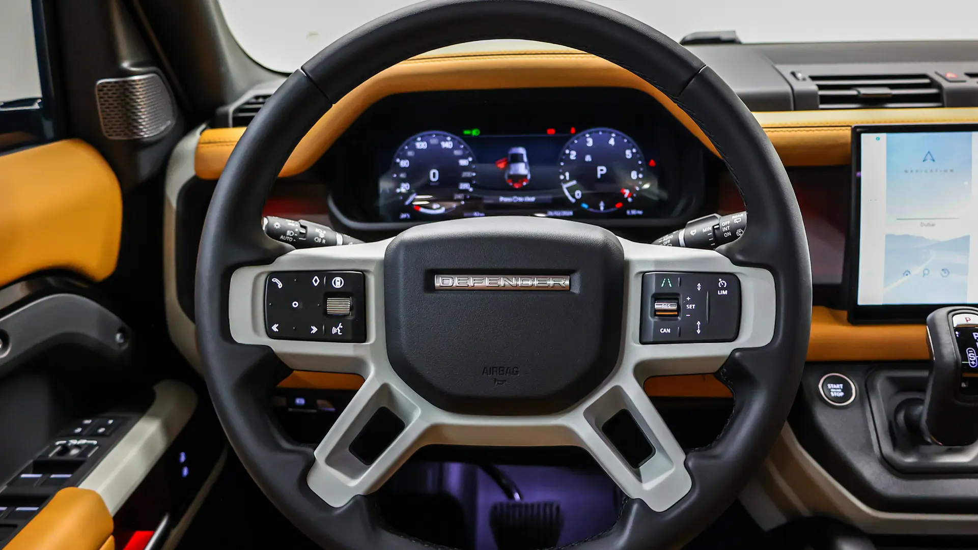 Rent Range-Rover Defender BLACK 2024 in Dubai , UAE 