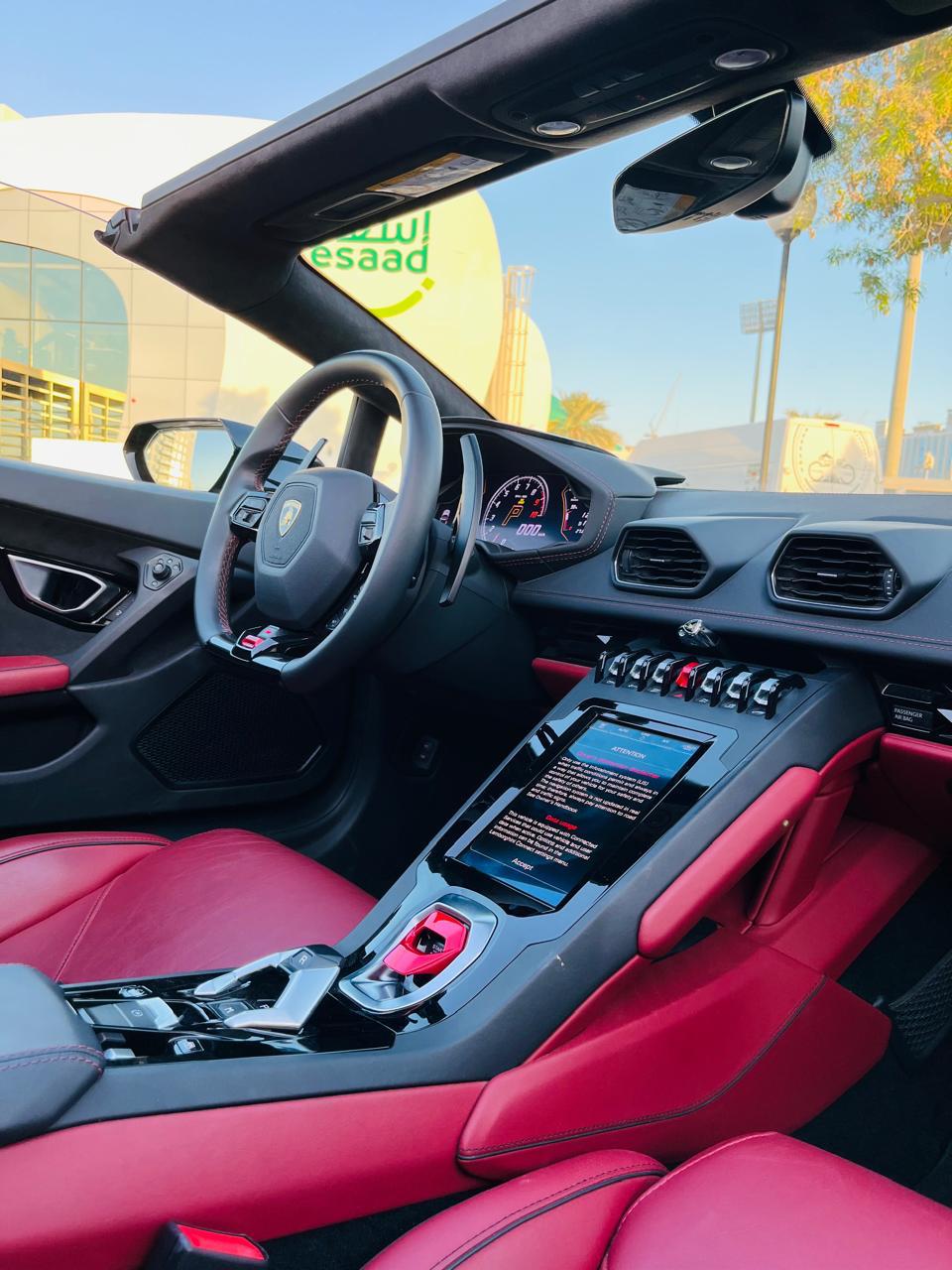 Rent Lamborghini Huracan BLACK 2023 in Dubai , UAE 
