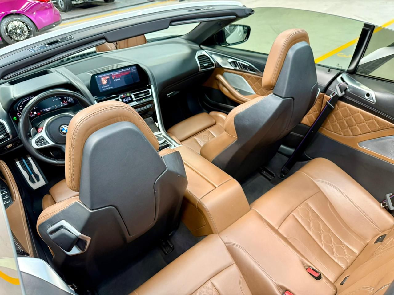 Rent Bmw Series 8 WHITE 2023 in Dubai , UAE 