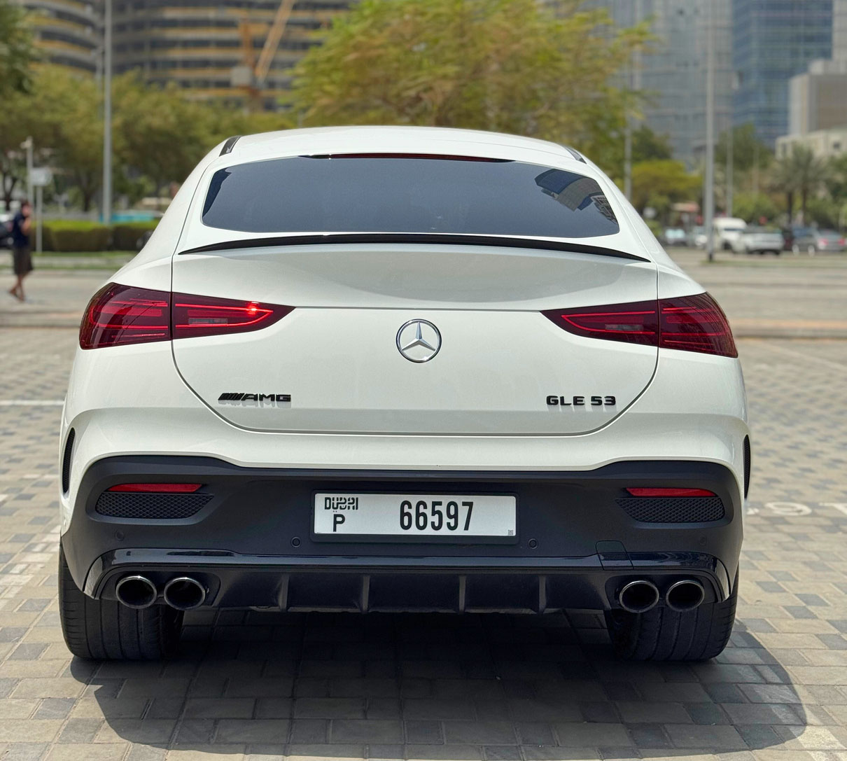 Rent Mercedes-Benz Gle WHITE 2024 in Dubai , UAE 