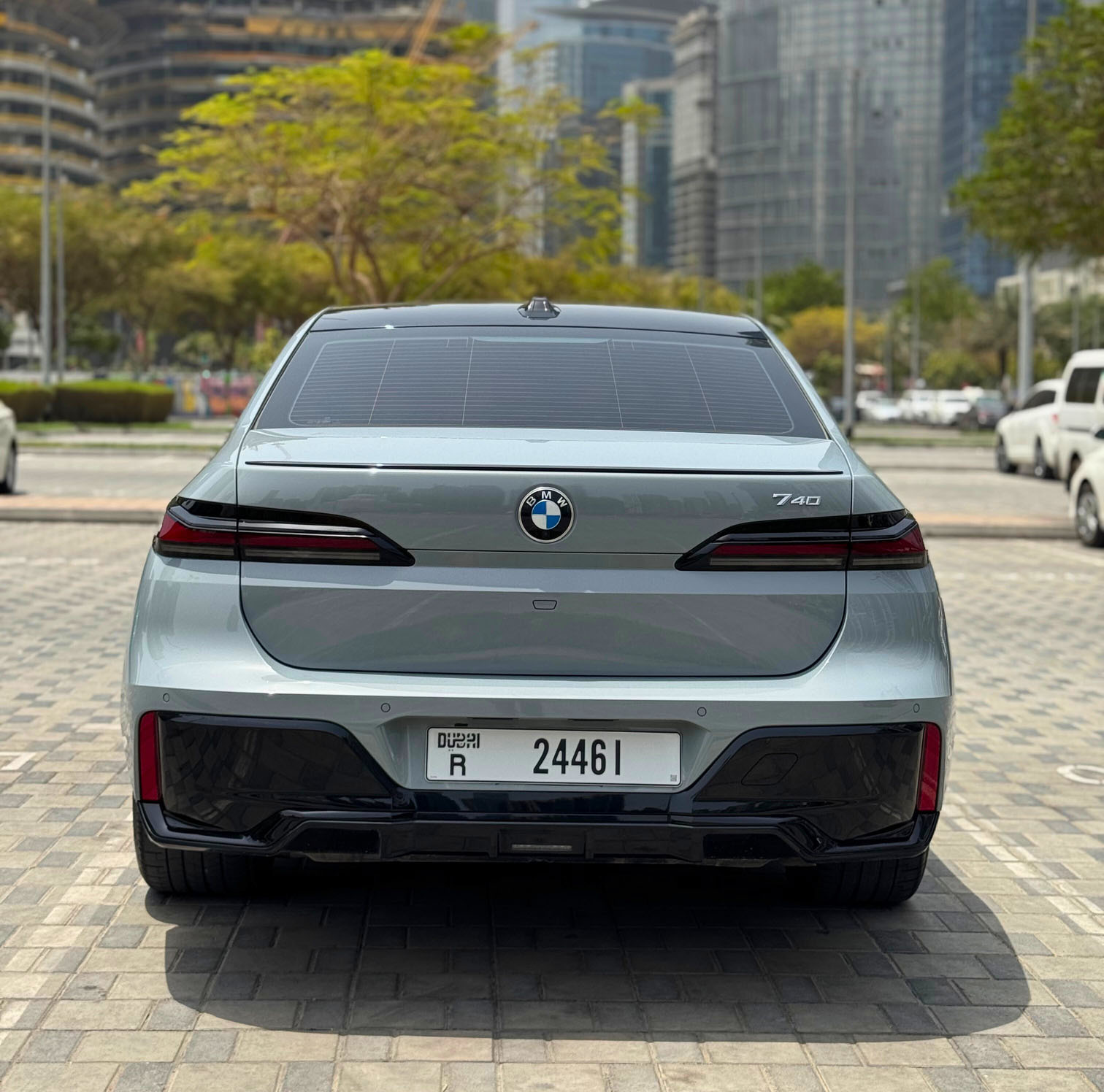Rent Bmw Series 7 GREY 2024 in Dubai , UAE 