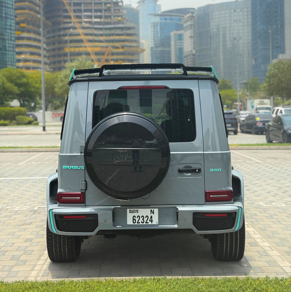 Rent Mercedes-Benz AMG G800 Brabus GREY 2024 in Dubai , UAE 