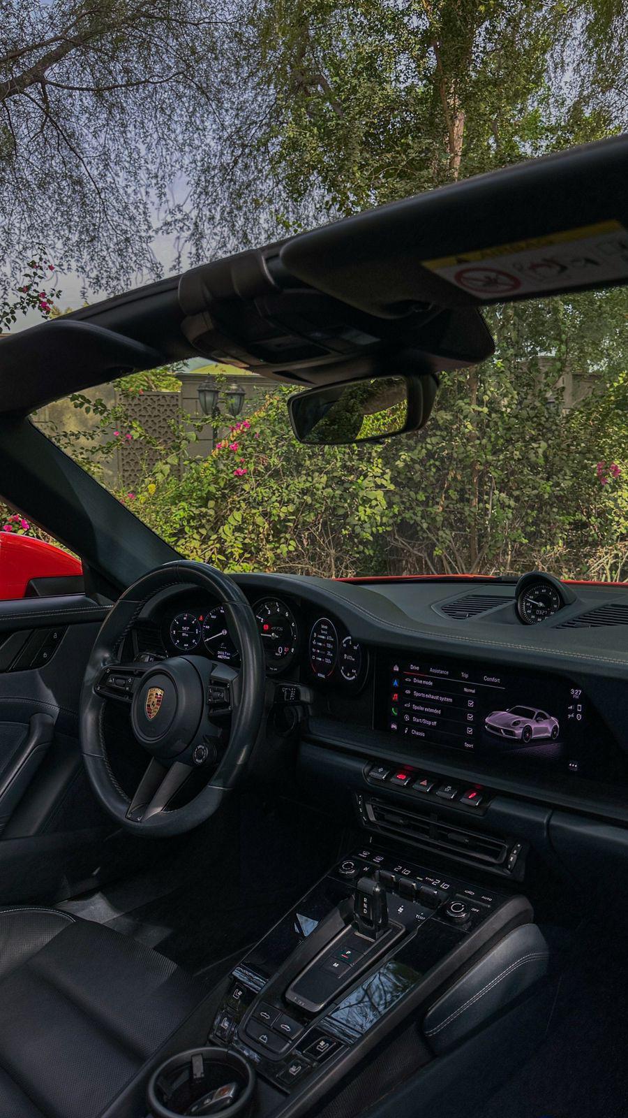 Rent Porsche Carrera RED 2022 in Dubai , UAE 
