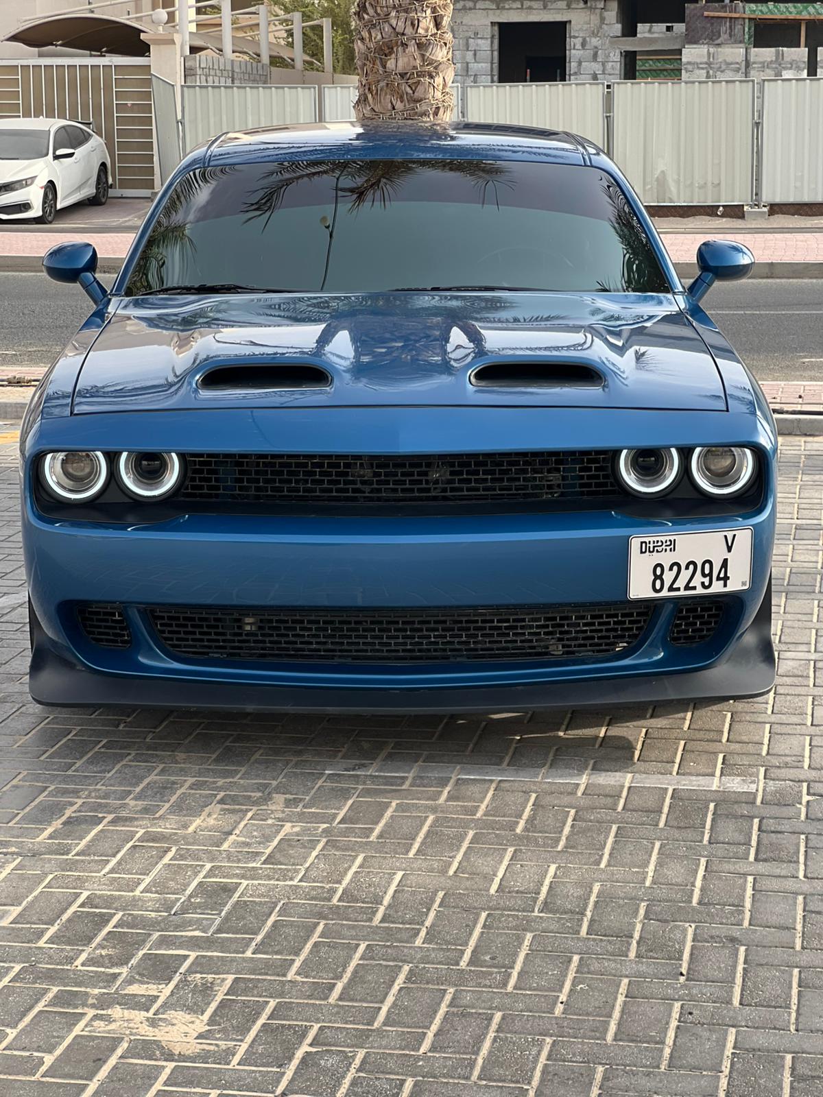 Rent Dodge Challenger BLUE 2023 in Dubai , UAE 