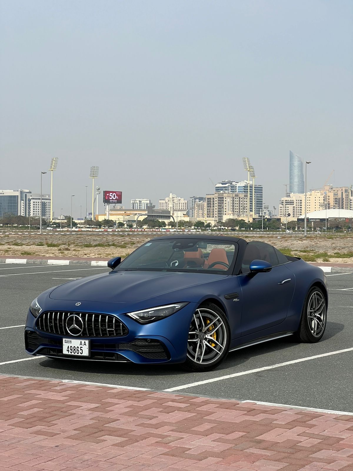 Rent Mercedes-Benz Sl BLUE 2023 in Dubai , UAE 