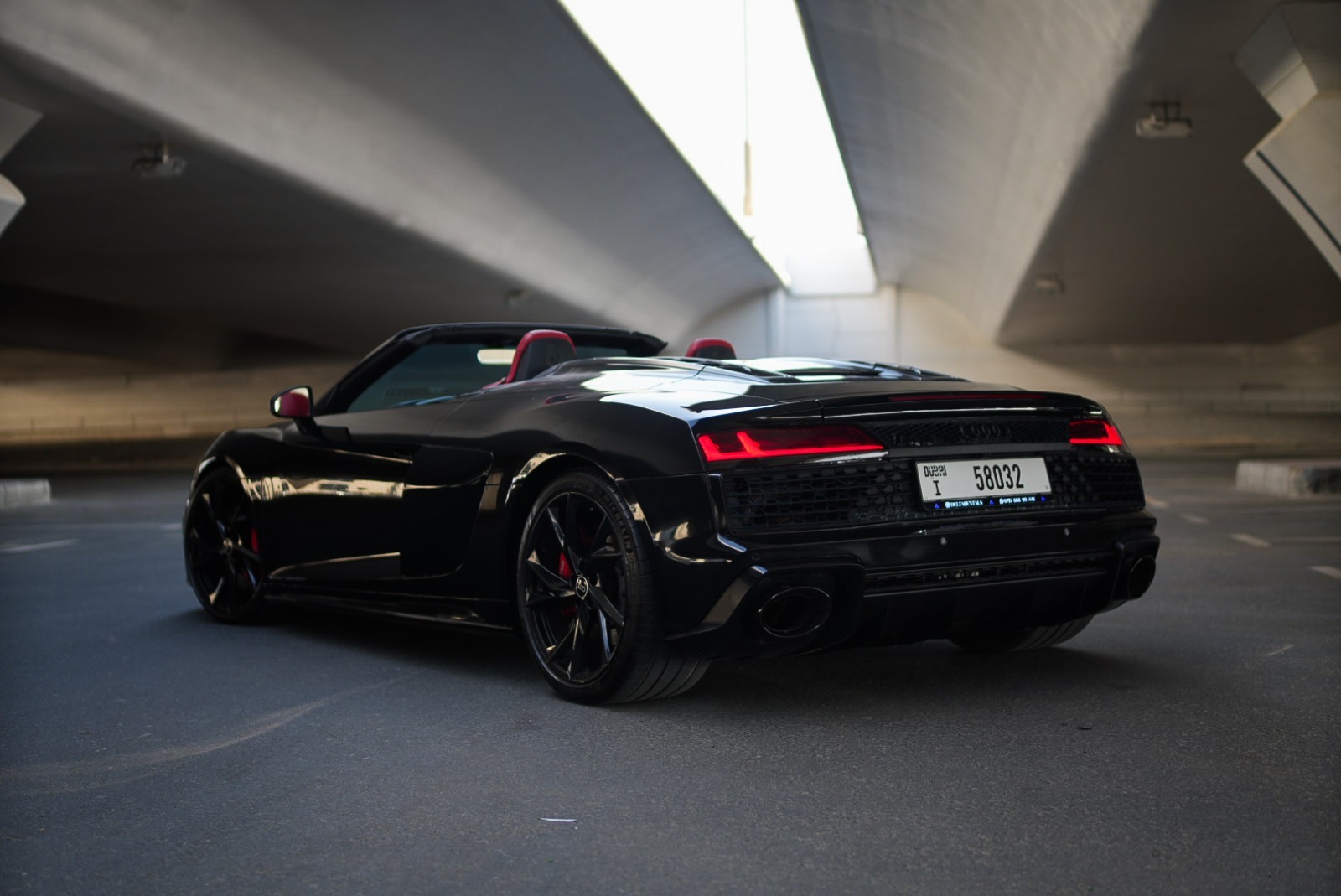 Rent Audi R8 BLACK 2023 in Dubai , UAE 