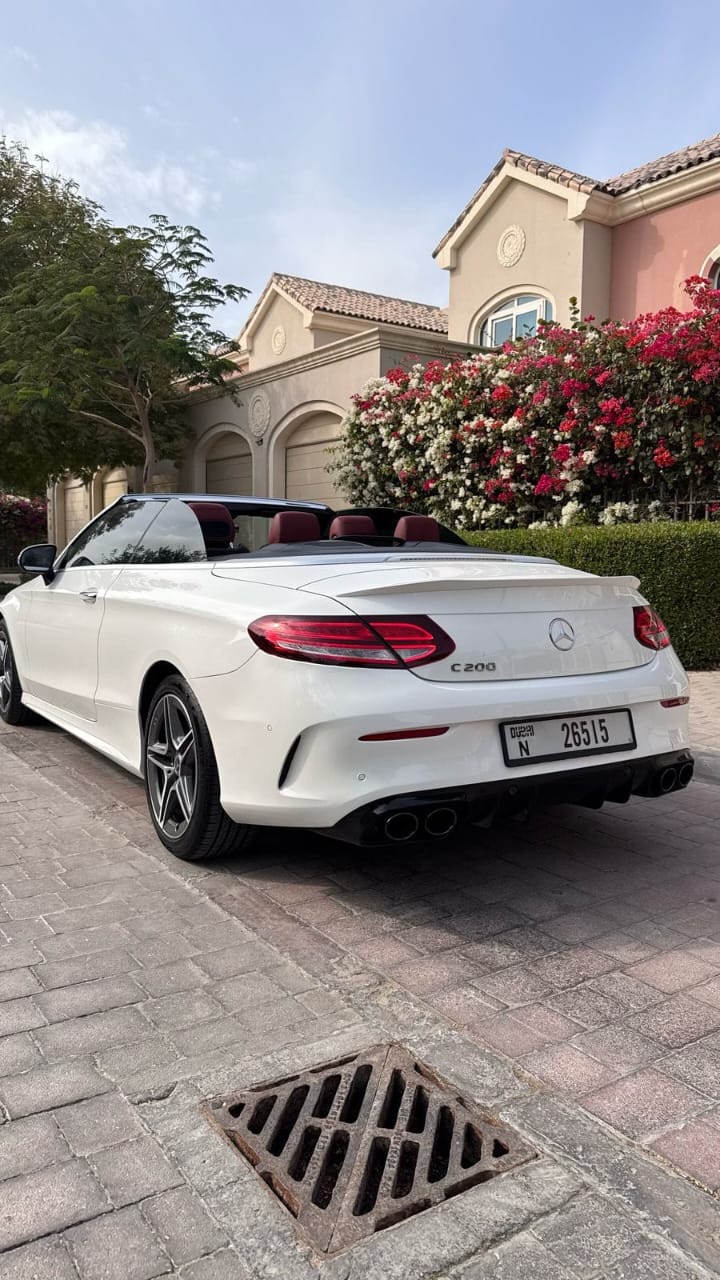 Rent Mercedes-Benz C-class WHITE 2022 in Dubai , UAE 