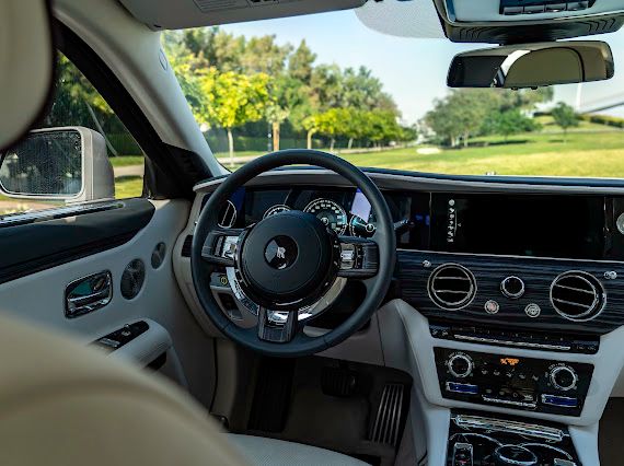 Rent Rolls-Royce Ghost WHITE 2021 in Dubai , UAE 