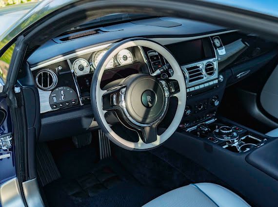 Rent Rolls-Royce Wraith BLUE 2022 in Dubai , UAE 