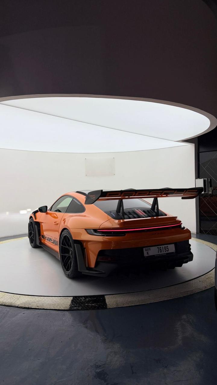 Rent Porsche 911 GT3 RS ORANGE 2024 in Dubai , UAE 
