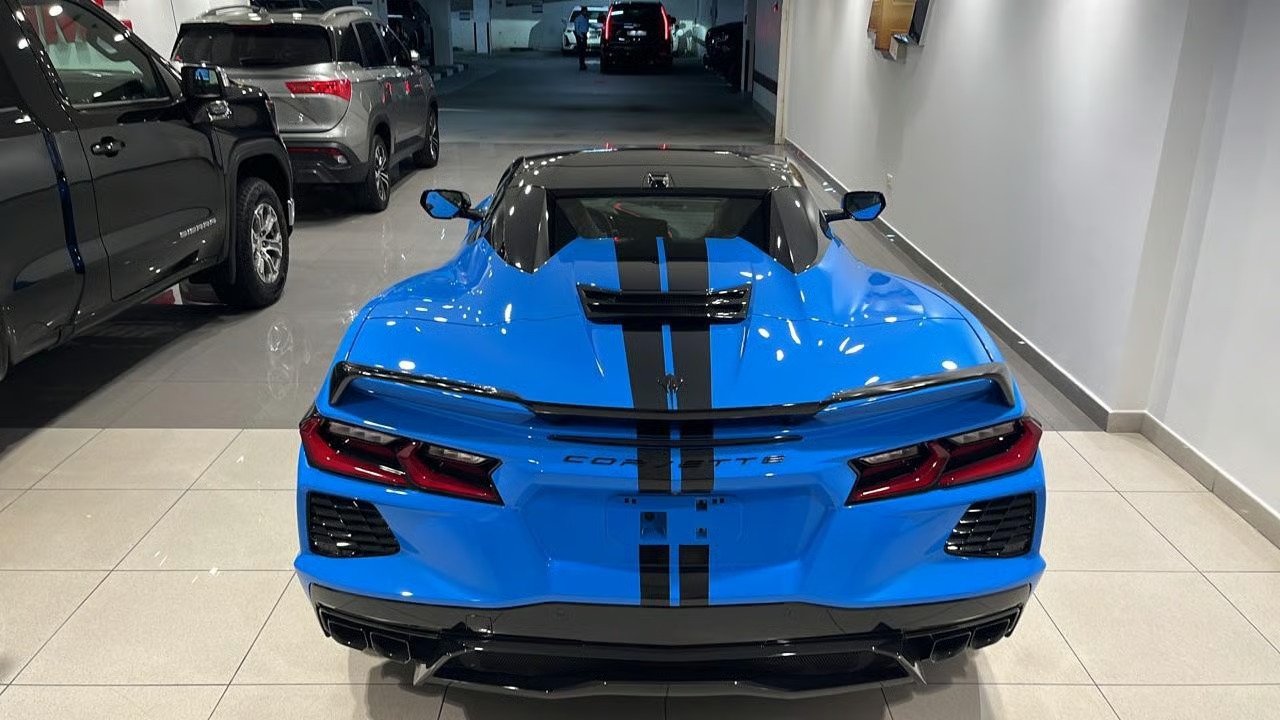 Rent Chevrolet Corvette BLUE 2023 in Dubai , UAE 