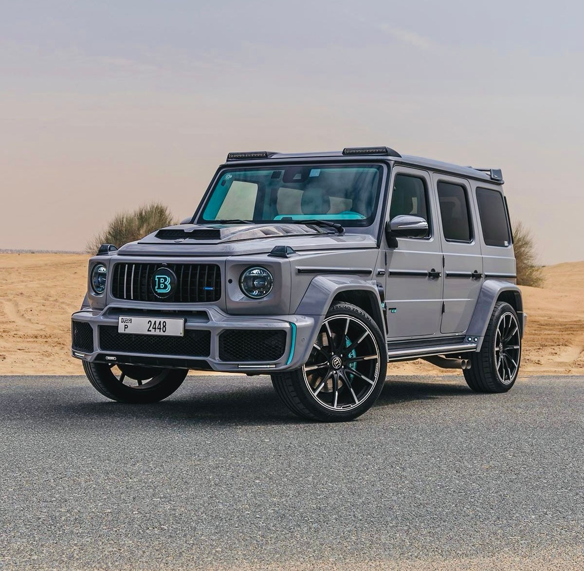 Rent Mercedes-Benz G-class Nardo Grey 2023 in Dubai , UAE 
