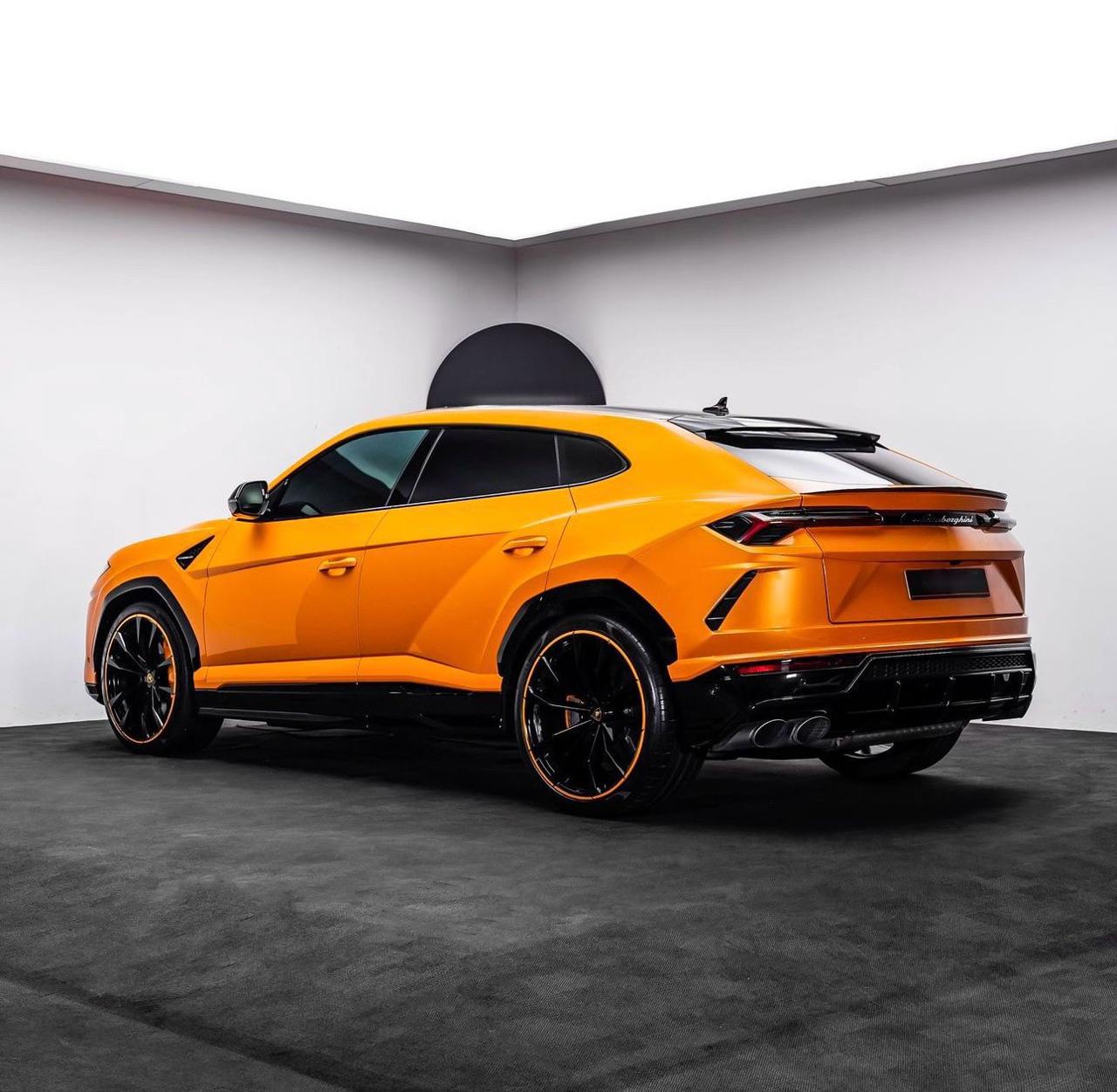 Rent Lamborghini Urus ORANGE 2023 in Dubai , UAE 