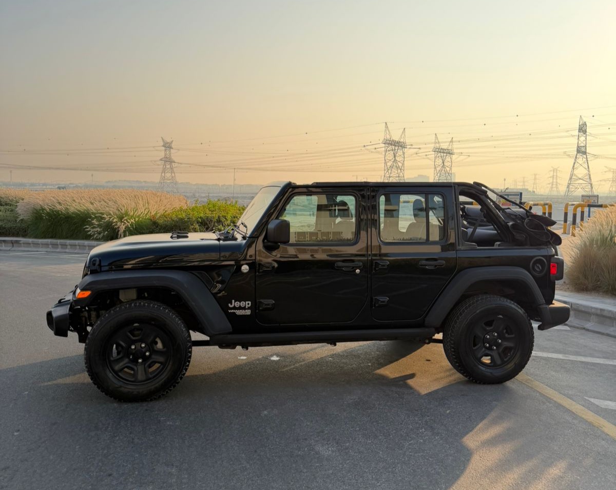 Rent Jeep Wrangler BLACK 2023 in Dubai , UAE 