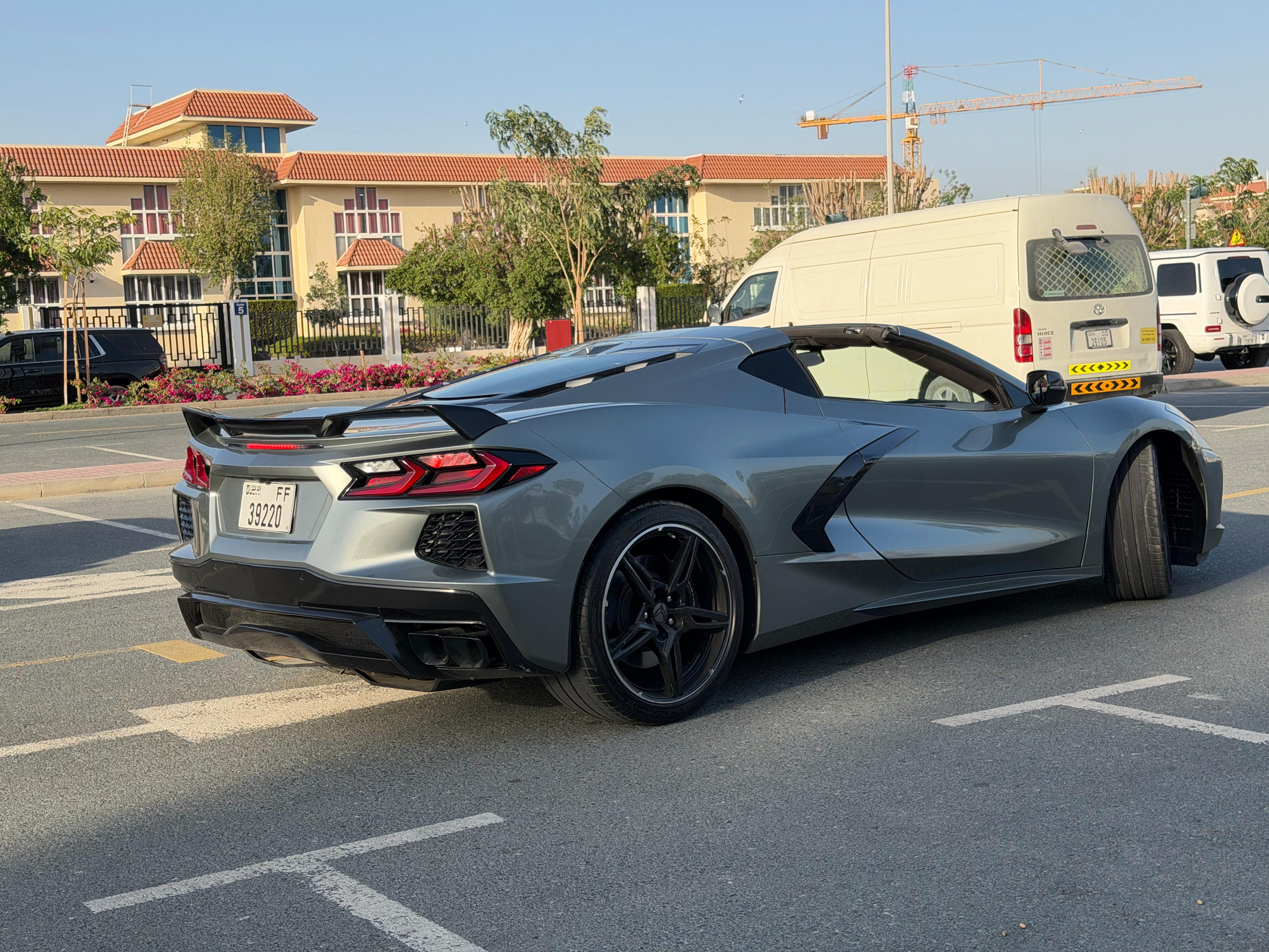 Rent Chevrolet Corvette GREY 2023 in Dubai , UAE 