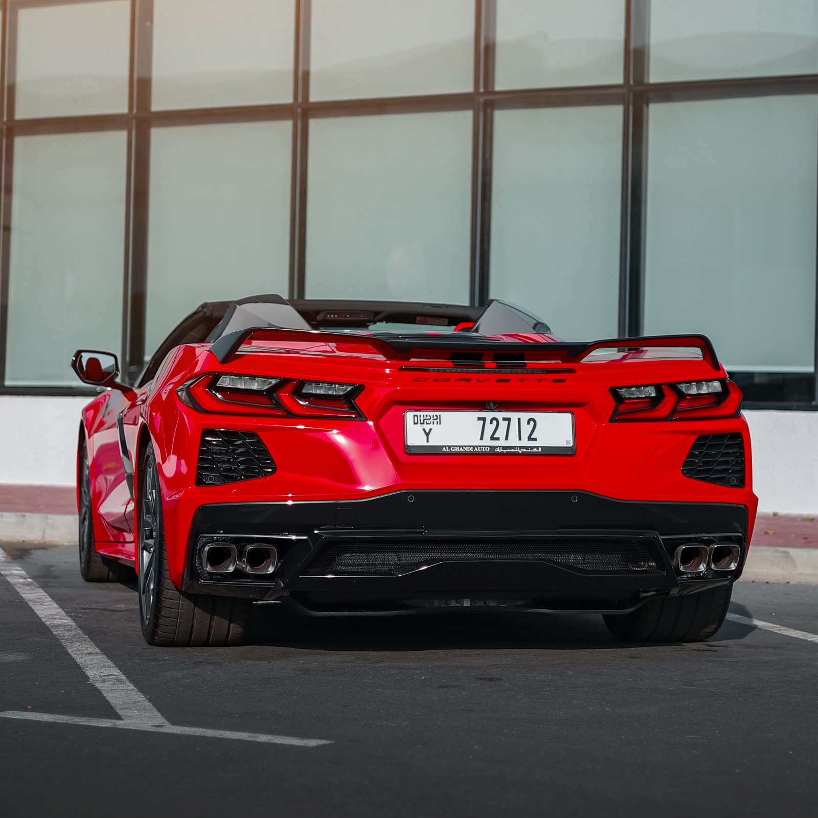 Rent Chevrolet Corvette RED 2024 in Dubai , UAE 