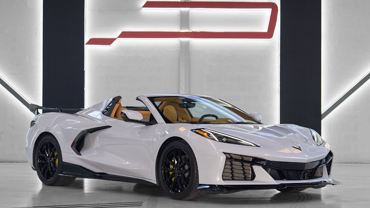 Rent Chevrolet Corvette WHITE 2023 in Dubai , UAE 