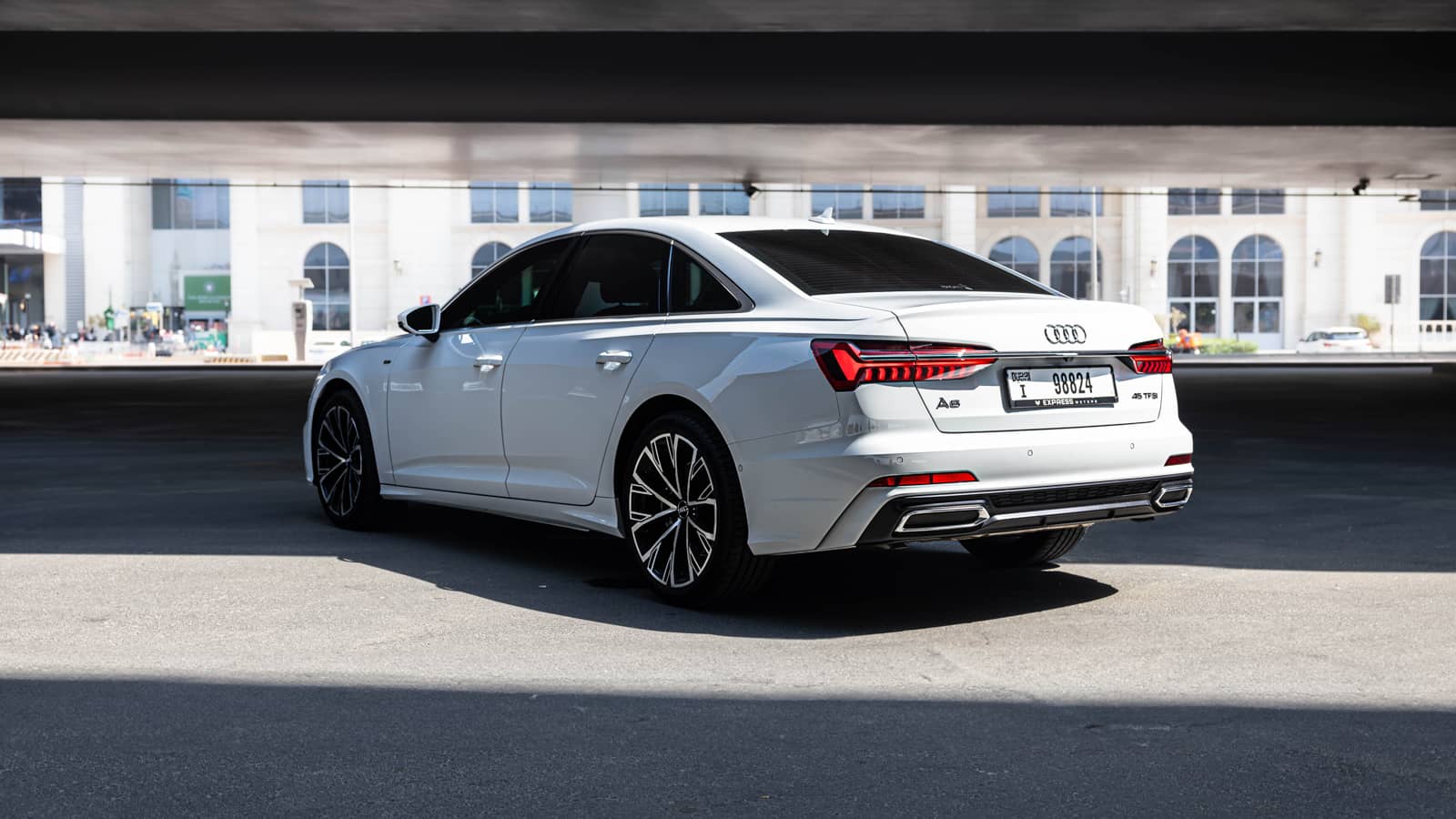 Rent Audi A6 WHITE 2024 in Dubai , UAE 