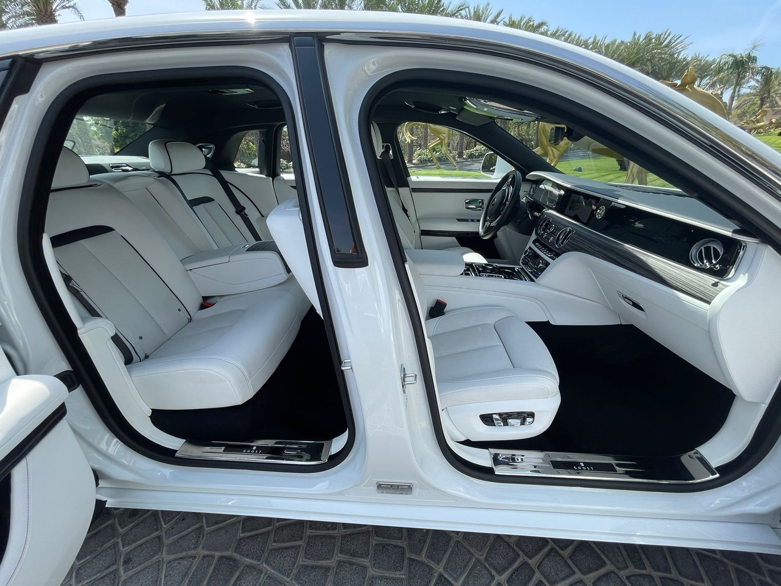 Rent Rolls-Royce Ghost WHITE 2022 in Dubai , UAE 