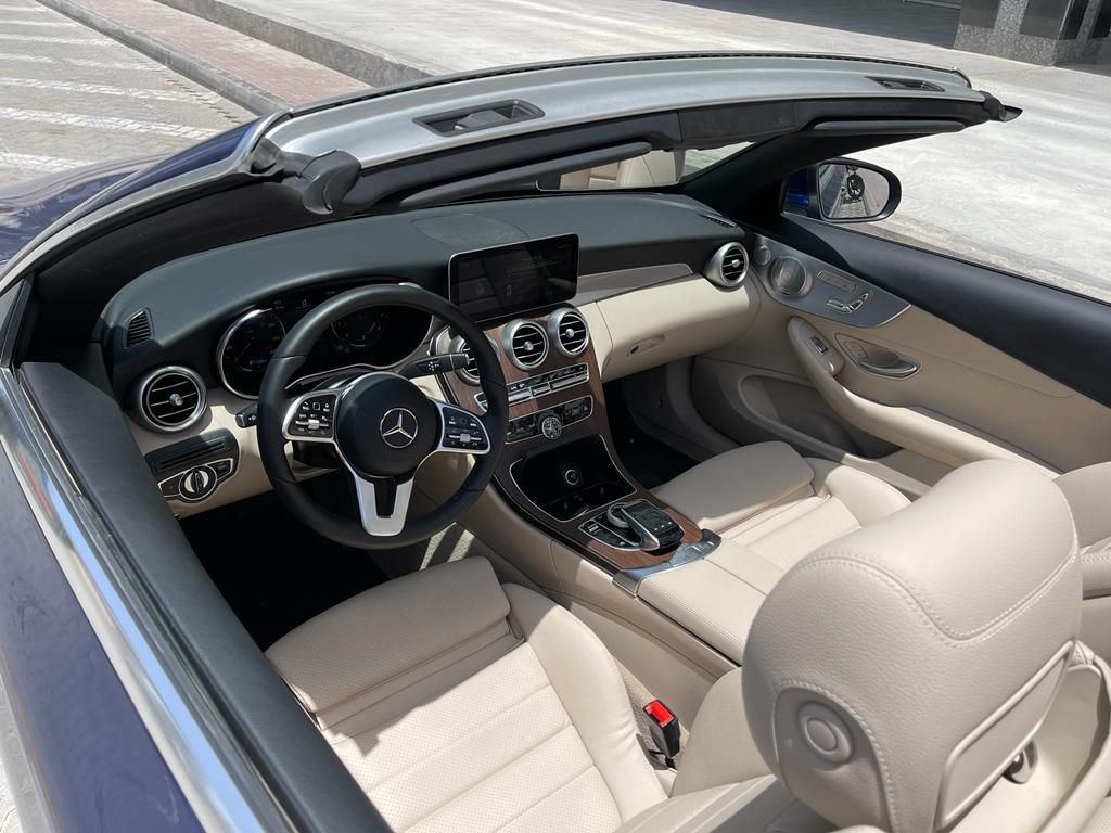 Rent Mercedes-Benz C-class BLUE 2021 in Dubai , UAE 