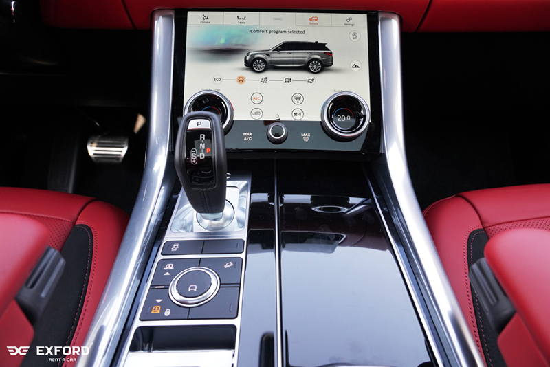 Rent Range-Rover Sport RED 2021 in Dubai , UAE 