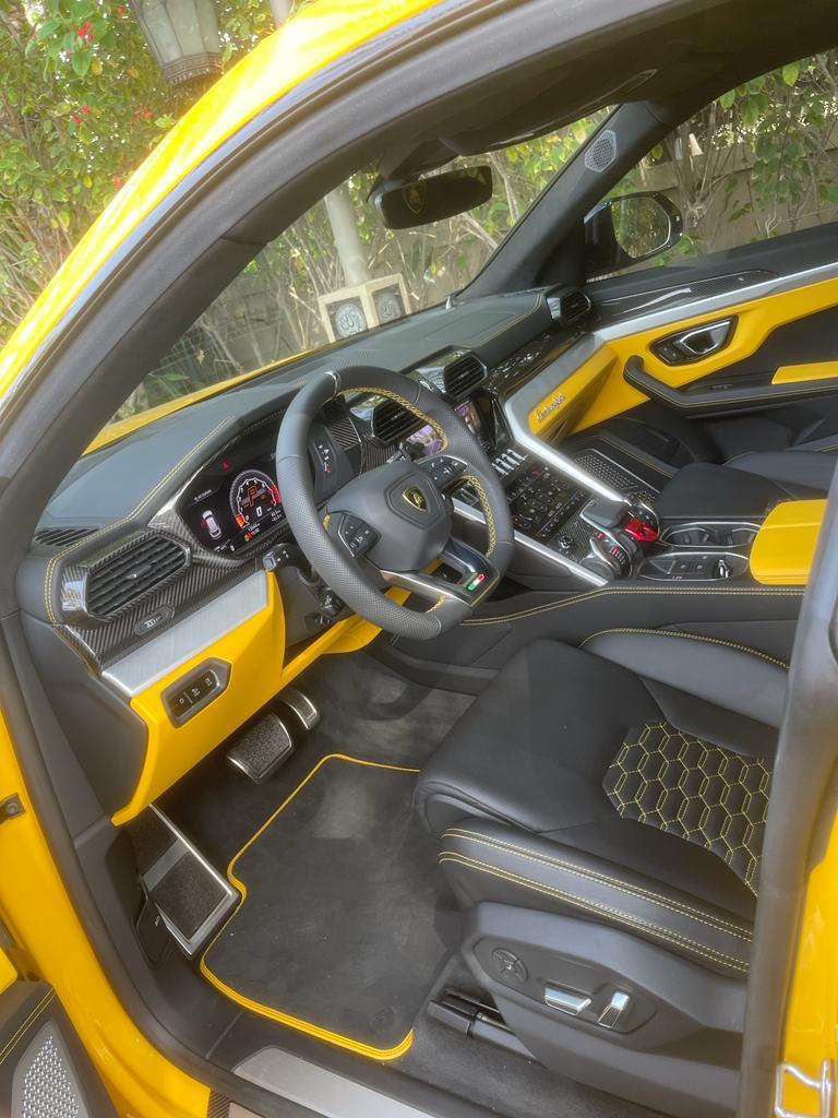 Rent Lamborghini Urus YELLOW 2022 in Dubai , UAE 