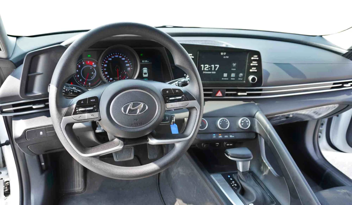 Rent Hyundai Elantra WHITE 2022 in Dubai , UAE 