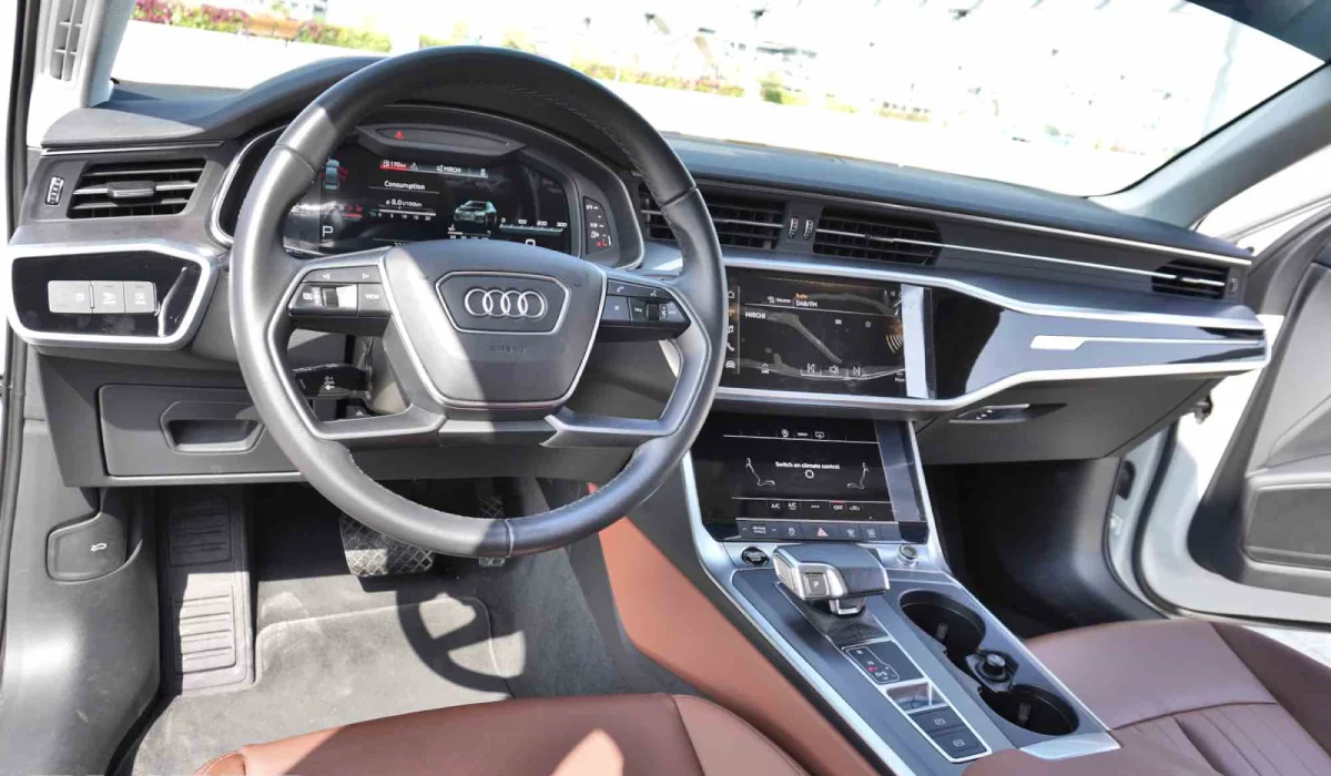 Rent Audi A6 WHITE 2022 in Dubai , UAE 