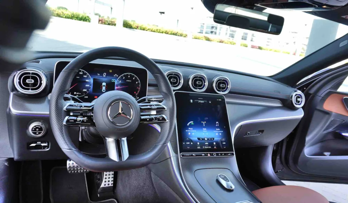 Rent Mercedes-Benz C-class BLACK 2021 in Dubai , UAE 