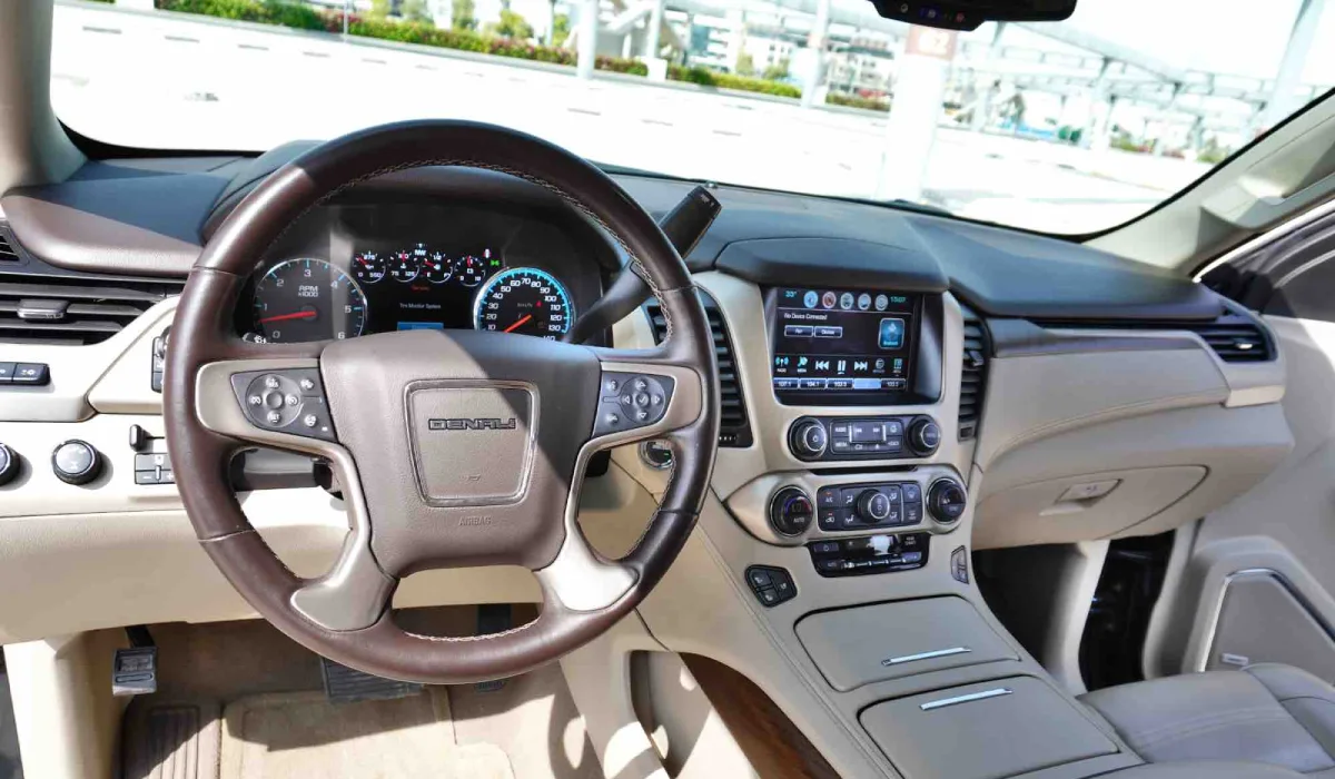 Rent GMC Yukon BEIGE 2021 in Dubai , UAE 