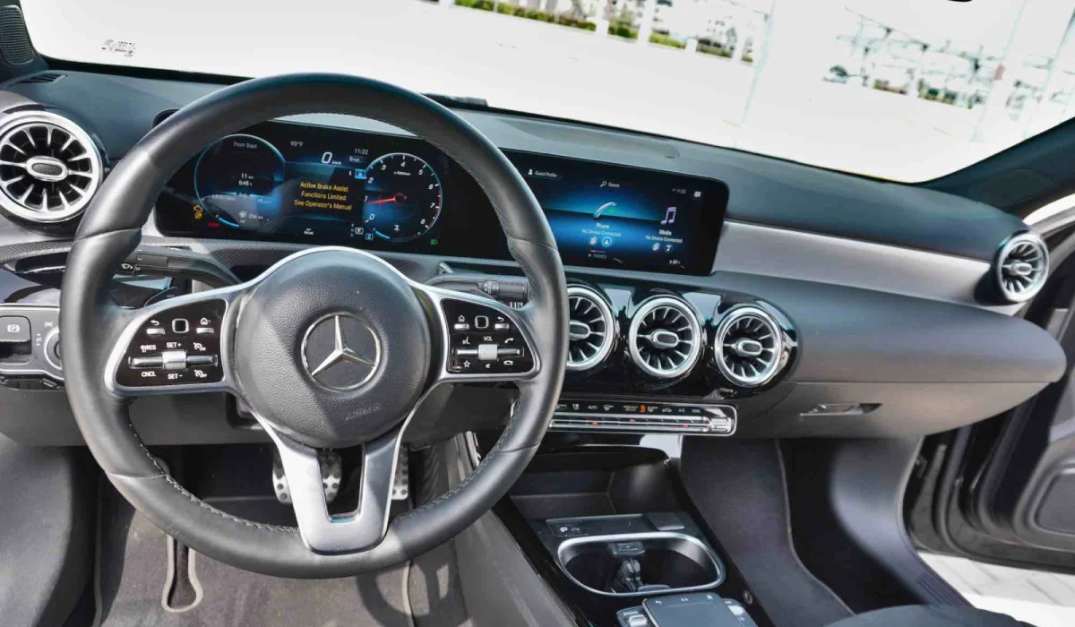 Rent Mercedes-Benz A-class BLACK 2021 in Dubai , UAE 