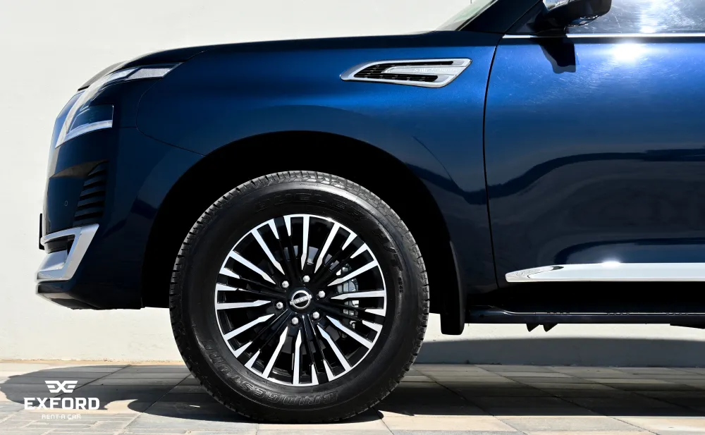 Rent Nissan Patrol BLUE 2022 in Dubai , UAE 
